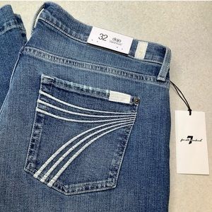7 for all mankind jeans Dojo white 7 pocket